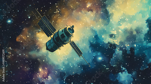 depths vintage satellite