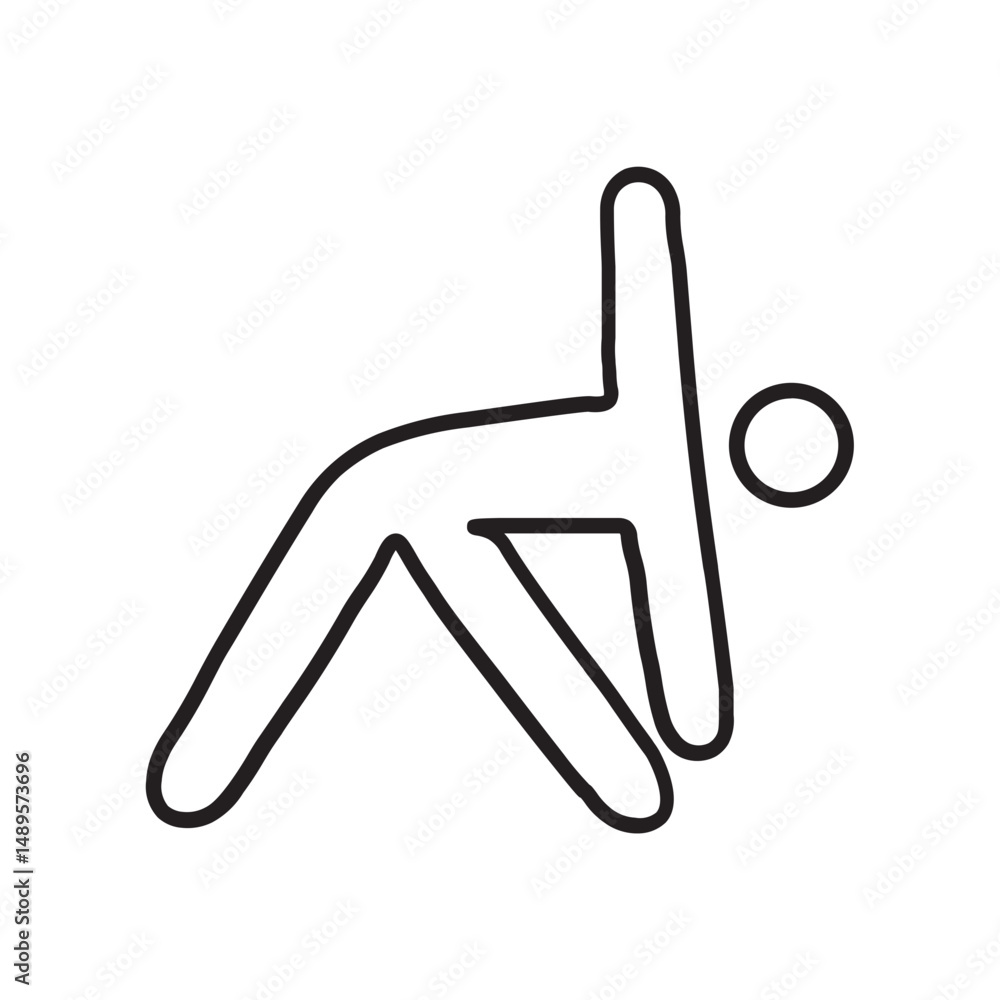 Obraz premium yoga line