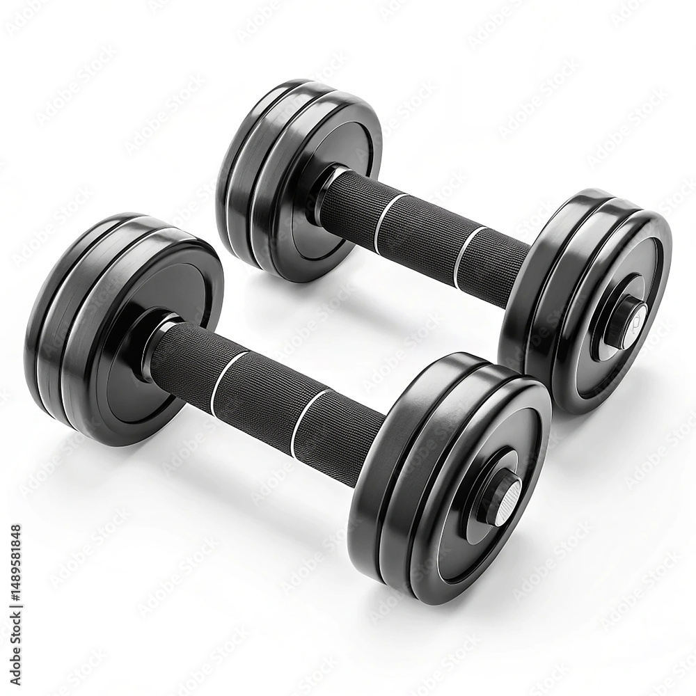 Naklejka premium Core slider set for gliding core exercises