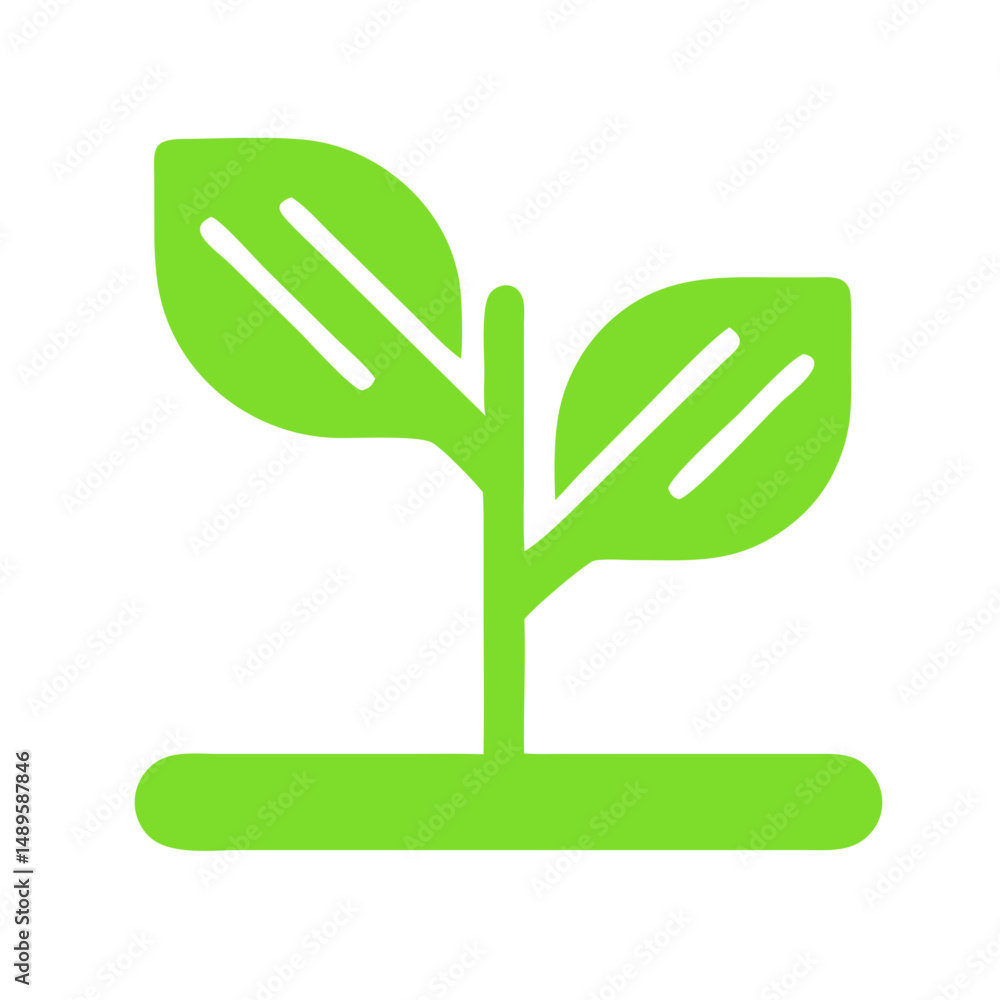 Obraz premium Earth with Leaves