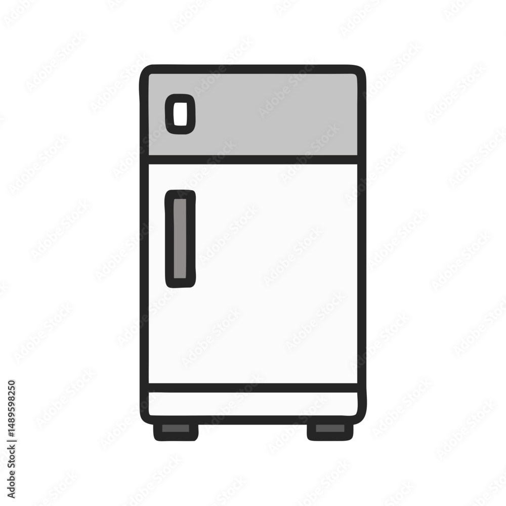 Refrigerator Icon – Kitchen Appliance, Food Storage, Cooling Symbol Refrigerator Icon – Kitchen Appliance, Food Storage, Cooling Symbol