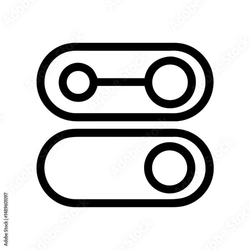 Toggle Switch On Icon – UI Control, Power Button, Activation Symbol