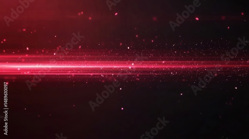 Red light streaks across dark background