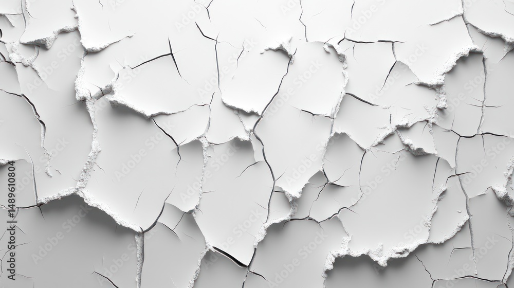 Cracked white surface texture Cracked white surface texture