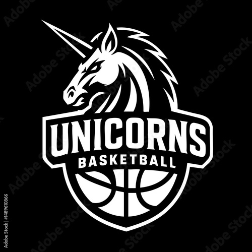 Unicorn Sport Logo Animal Icon Symbol