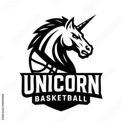 Unicorn Sport Logo Animal Icon Symbol