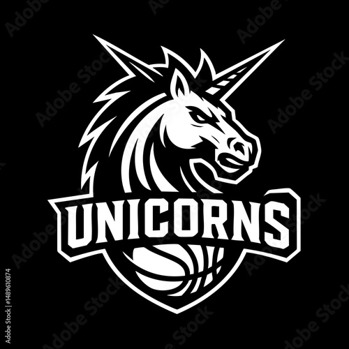 Unicorn Sport Logo Animal Icon Symbol
