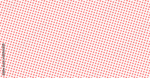 Editable SVG File of Seamless 4 red dot patterns for graphics, garments, gift wrapper printing