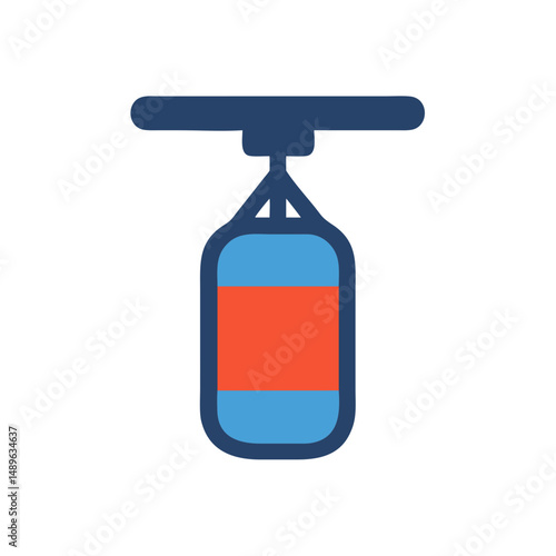 Protein Shaker Icon Representing Fitness Supplement Bottle and Workout Nutrition