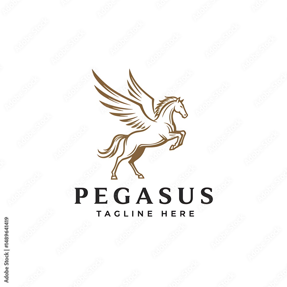 Obraz premium Golden Winged Majesty