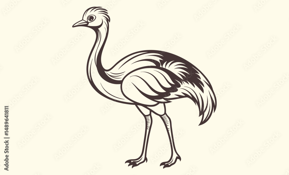 Emu bird silhouette, Emu vector illustration, Emu animal graphic, Emu shape outline, Emu profile art
Emu bird silhouette, Emu vector illustration, Emu animal graphic, Emu shape outline, Emu profile art
