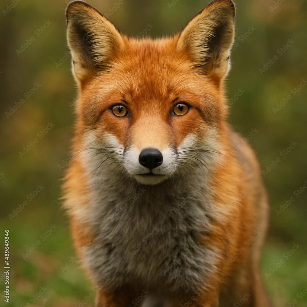 Fototapeta premium red fox vulpes
