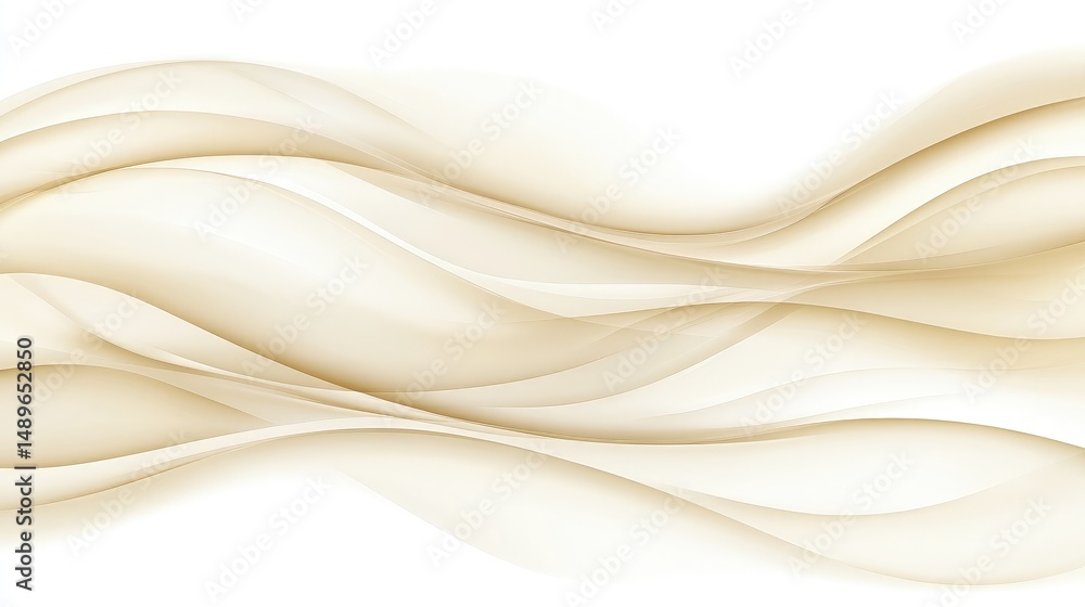 Fototapeta premium Abstract beige wave background