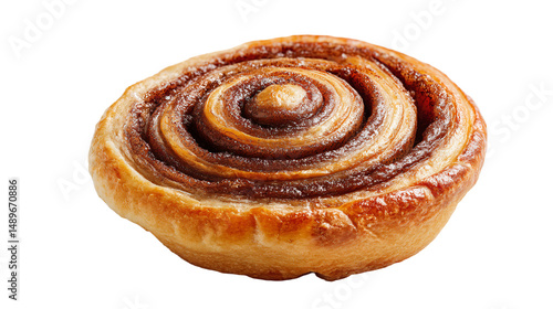 Wallpaper Mural a cinnamon roll on a white surface Torontodigital.ca