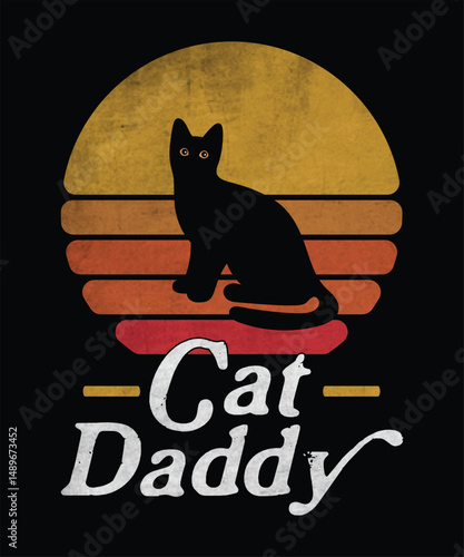 Cat Daddy t shirt design