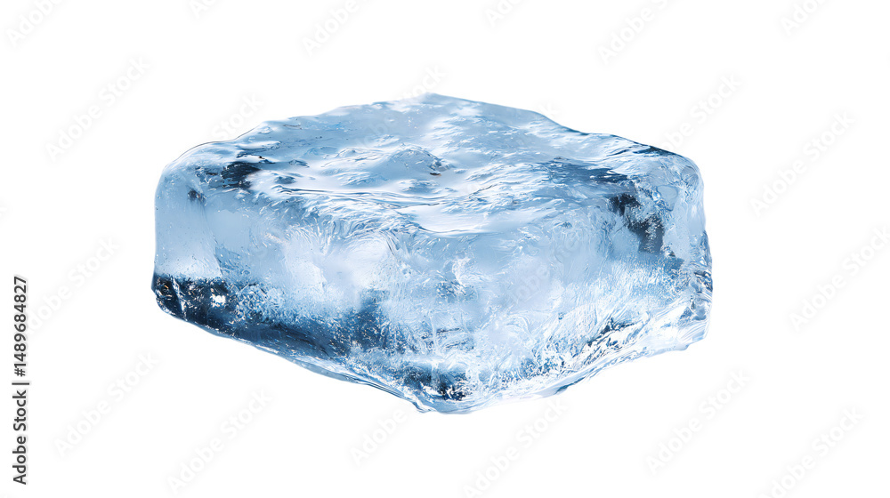 Obraz premium a piece of ice sitting on top of a table