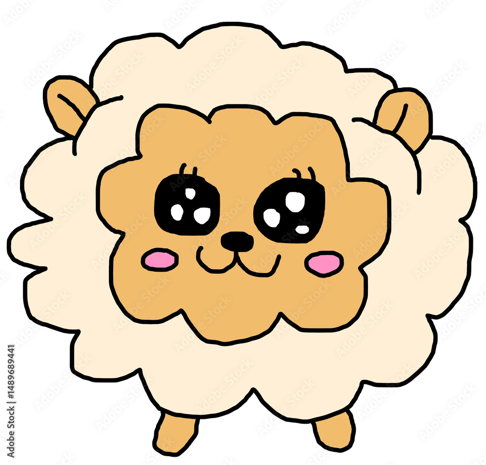 Fototapeta premium sheep character