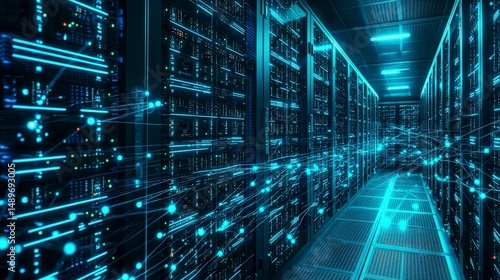 The Backbone of the Internet: A Hyper-Connected Server Network and Cyber Infrastructure