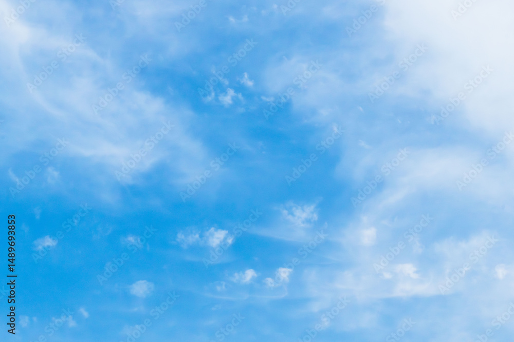 5月 昼の青空と雲119 5月 昼の青空と雲119