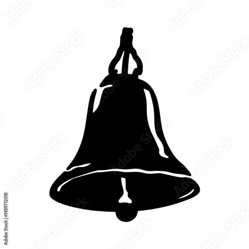 Bell ringing icon vector illustration
