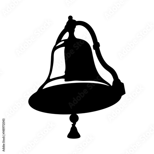 Bell ringing icon vector illustration