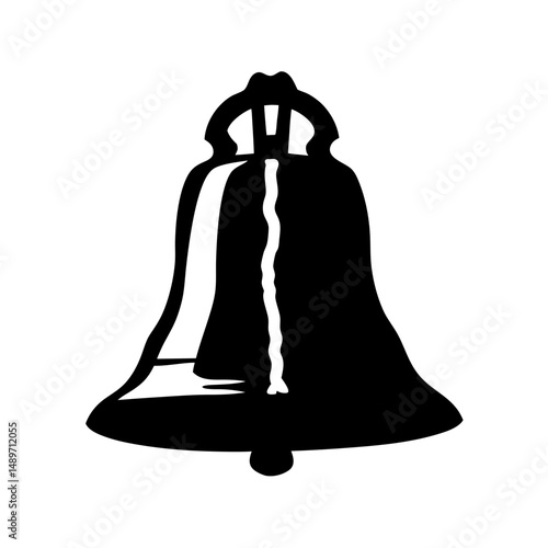 Bell ringing icon vector illustration