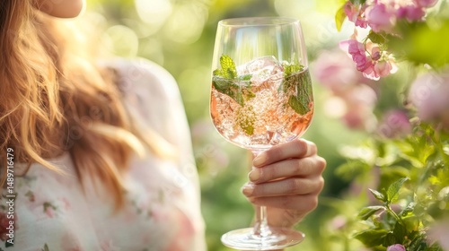 Make a Spring Melody drink! Mix cognac, liqueur, and sparkling wine with ice. Add fresh mint. Serve in a wine glass. Enjoy!
