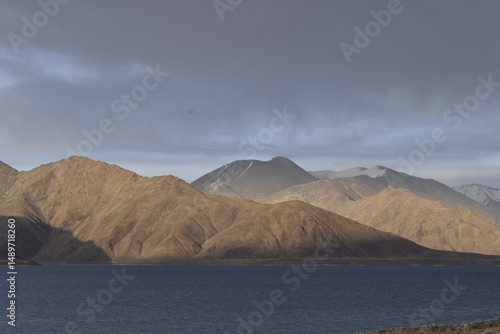 mountain landscape with clouds