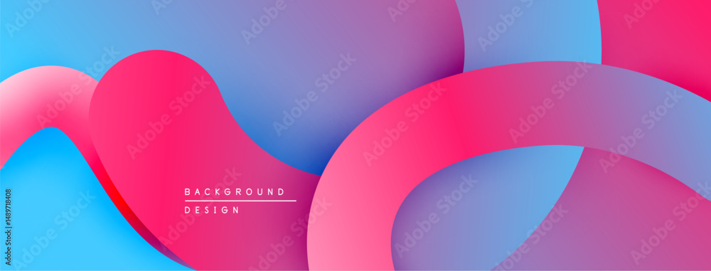 Abstract fluid shapes overlap, creating vibrant pinks, blues, purples. Smooth gradients suggest depth, modern design aesthetic. Abstract fluid shapes overlap, creating vibrant pinks, blues, purples. Smooth gradients suggest depth, modern design aesthetic.