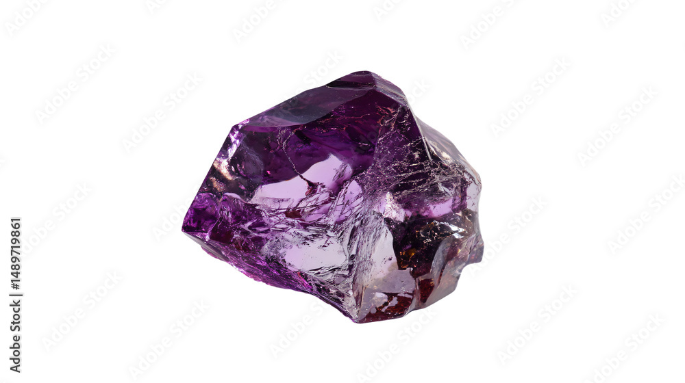 a purple diamond on a white surface a purple diamond on a white surface
