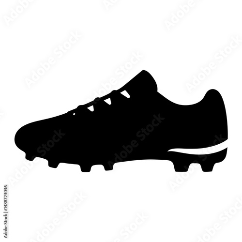 Soccer shoe sports footwear vector illustration