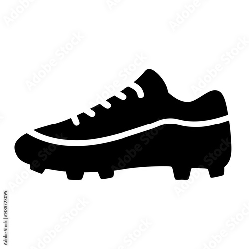 Soccer shoe sports footwear vector illustration