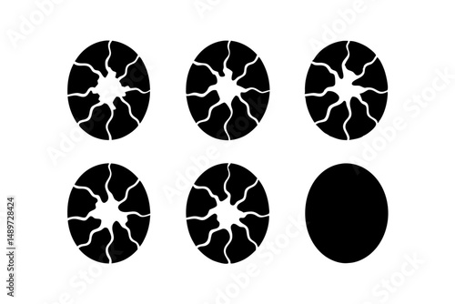 Broken Texture Vector Illustration