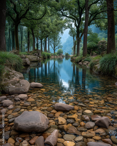 the river in the forest