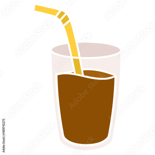 glass of chocolate milk
