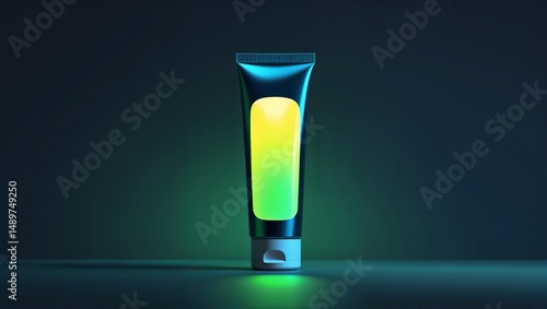 Wallpaper Mural Phosphor gel glowing in the dark on plain dark background Torontodigital.ca