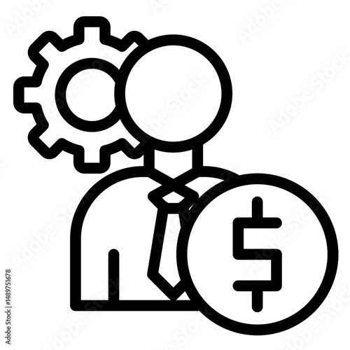 Entrepreneurship Vector Icon Style