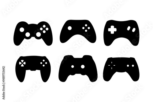 Classic Gamepad Icon Design vector illustration