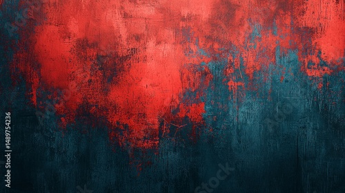Dark Coral Grunge Texture with Moody Atmosphere for Design Use