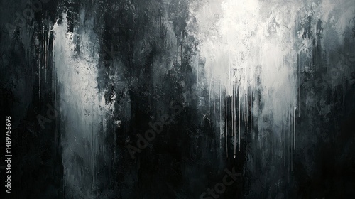 Dark and Moody Texture with Weathered Paint Effects for Design