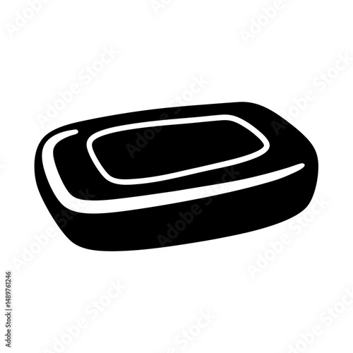 Soap silhouette vector illustration