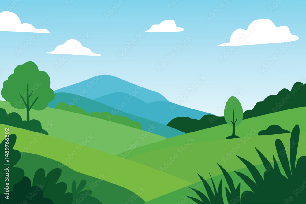 Obraz premium landscape with mountains