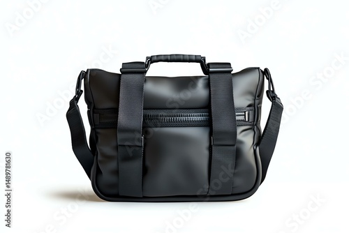 A mockup of a branded photo equipment pouch on a white background