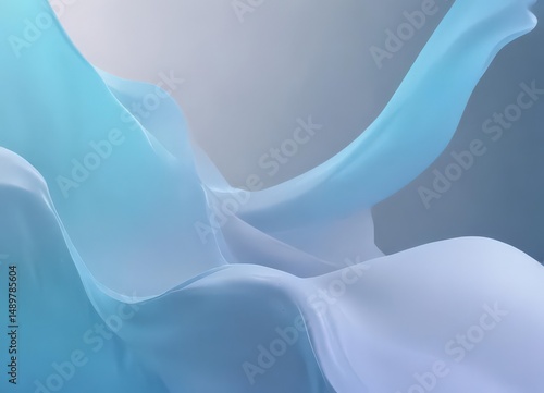Fluid light blue abstract backdrop, subtle gradient shift , illustration, subtle, mood