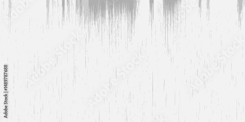 Realistic rain texture on transparent background. Rainfall, water drops effect. Autumn wet rainy day. Vector illustration.