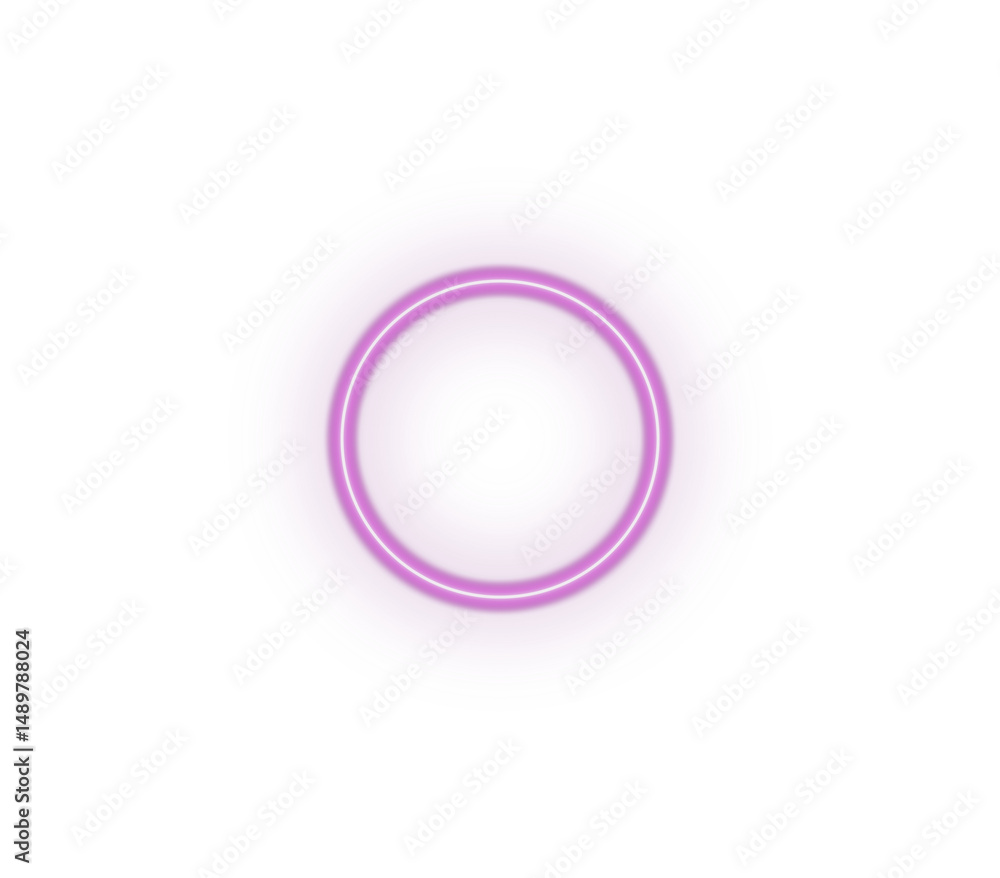 Title: Purple Neon Circular Light Effect Background in Glowing Abstract Style Title: Purple Neon Circular Light Effect Background in Glowing Abstract Style