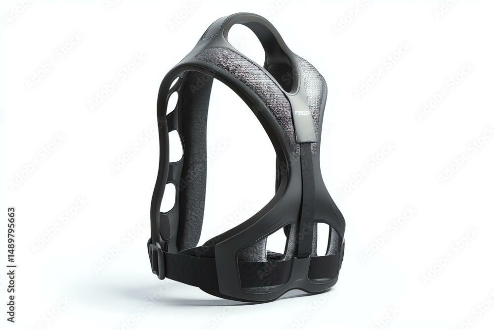 Naklejka premium A mockup of a branded posture corrector on a white background