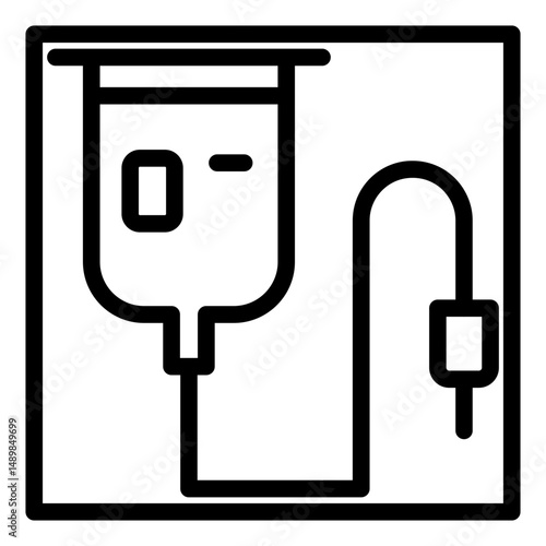 blood transfusion line icon