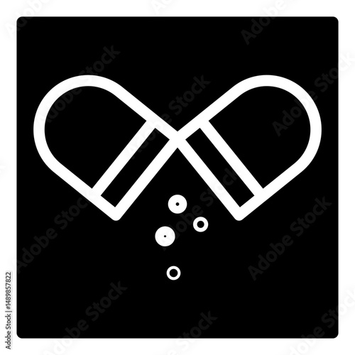 supplements glyph icon