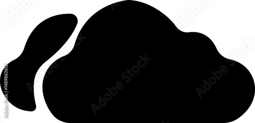 Weather flat icons set. Sun, rain, thunder storm, dew, wind, snow cloud, night sky render style symbol isolated on transparent background